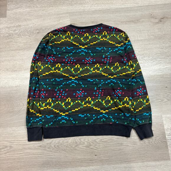 Rare Levi's Made and Crafted Retro Geometric Multicolor Sweatshirt Men's 3 / L - Picture 2 of 10